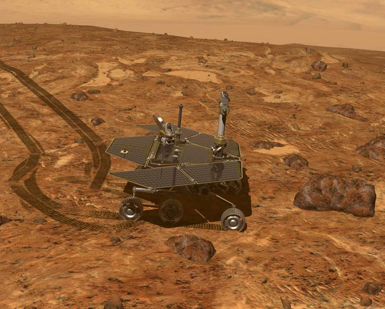 Mars rover Opportunity takes a side trip to investigate a rock it finds interesting. How does it know the rock is interesting?
