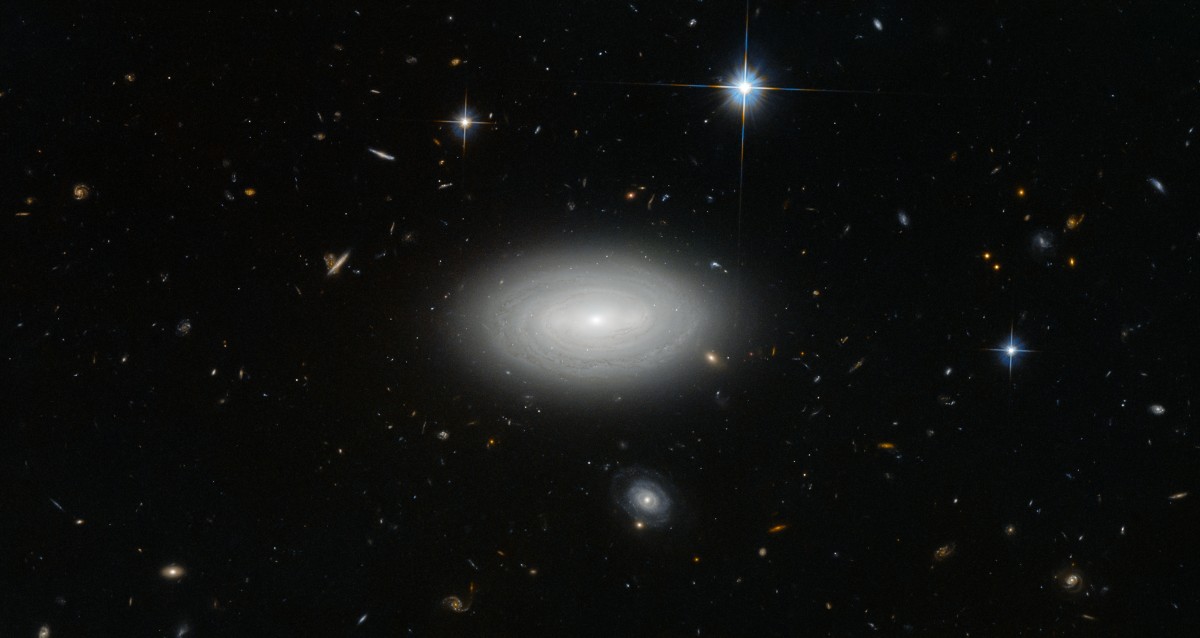Image credit: ESA/Hubble & NASA and N. Gorin (STScI); Acknowledgement: Judy Schmidt, of the loneliest void galaxy in the known: MCG+01-02-015.